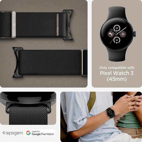 Spigen Pixel Watch 4 / 3 (45mm) 錶帶 - Lite Fit